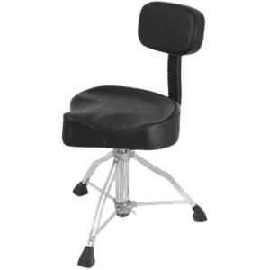 유압식 드럼의자 등받이 원형 스툴 연주 단일조절 공연 높이 버스킹 라운드