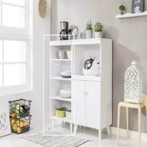 오픈 4단 믹서기수납장 원룸주방선반