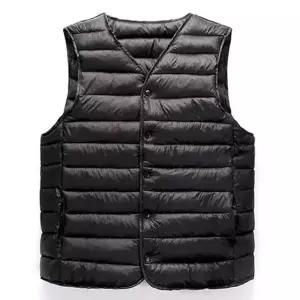 [골드스마일]간절기 여성 경량 패딩 조끼 라운드 얇은 패딩 조끼 데일리