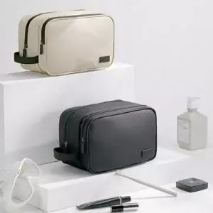 이중 지퍼 방수 대용량 여행 골프 헬스 파우치