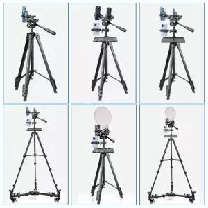 스마트폰삼각대 12.9인치 방송용삼각대 유튜브거치대 이동식 라이브 촬영세트 바퀴