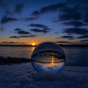 (사이즈 구슬20mm)유리 구슬 투명 크리스탈볼 인테리어 장식 집들이선물