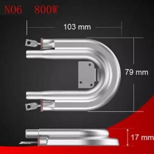 호환 커피 기계 가열 요소 차 대 한 알루미늄 U 자형 히터 메이커 난방 220V 600W