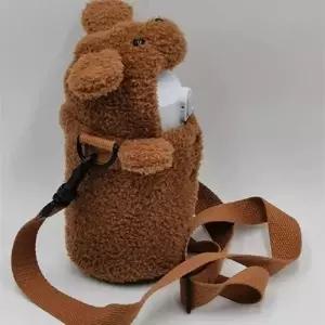 (색상 곰돌이 텀블러 세트)기회공작소귀여운거 맞아요 곰돌이 물병스트랩 텀블러 스트랩 물통 보틀 파우치