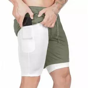 [골드스마일]남성용 헬스 트레이닝 메쉬 스포츠 반바지 레깅스 운동복