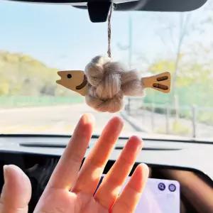 럭키 복 명태 차량용 룸미러 액막이 새차 선물 안전운전 신차선물 자동차 장식