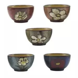 소담 CD09XM72 면기 도자기 대접 냉면기 라면 그릇 5P 17CM