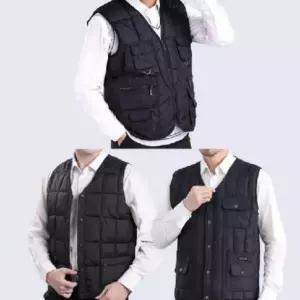 [골드스마일]남성 경량 누빔 패딩 조끼 겨울 작업용 보온