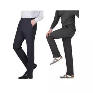 남자 겨울 패브릭 기모 스판 정장팬츠 LV-PTK-704