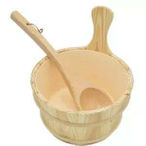 찜통 양동이사우나 주걱 물주걱 나무 목욕 수영장 디피 냄비