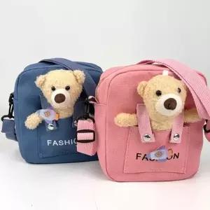 곰돌이 미니 패션 가방 유니크한 디장인 가볍고 컴팩트한 사이즈 학생 크로스백
