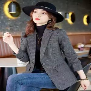 여자 정장 자켓 도톰한 코트 가을 겨울 양복 모직 원픽4