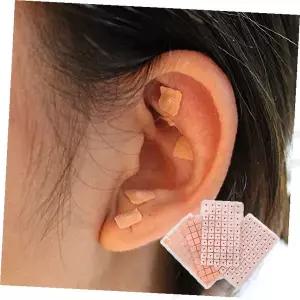 귀 지압 패치 혈자리 자극  경락 마사지 붙이는 침 테이프 한방 요법 관리