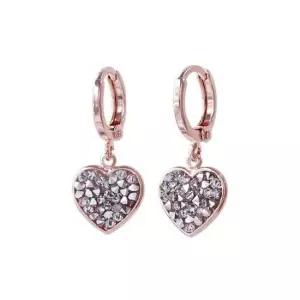 E348 화이트 오스트리아 크리스탈 귀걸이(로즈골드) 여자귀걸이 귀걸이추천 학생귀걸이 모임 여자선물