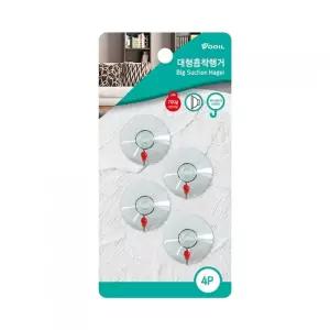 세모네모 대형흡착행거 H-01 / (4개입) 판(1개입) 흡착행거 행거 강력흡착