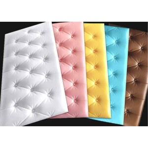 폼블럭 접착식 두꺼운 안전 방수 스티커 세트 입체 단열폼 벽지 20x50cm 가로