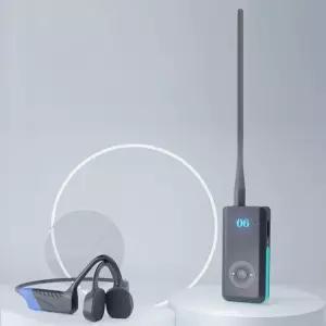 수영훈련 무전기 싱크로나이즈 수중 이어폰 골전도 헤드폰 헤드셋 무선 인터콤 본체