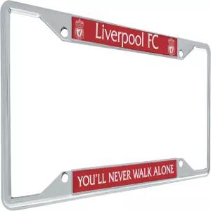 데저트 캑터스 리버풀 FC 자동차 액세서리 축구 금속 번호판 프레임 및 차량 전면 또는 후면용 태그