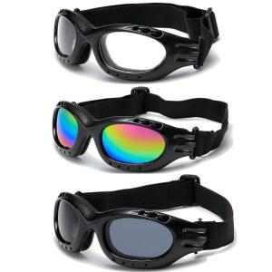 오토바이 고글 라이딩 안경 더트 바이크 스키 안티 UV 방풍 ATV 라이딩, 스키, 아웃도어 남성 여성 청소년용 3종