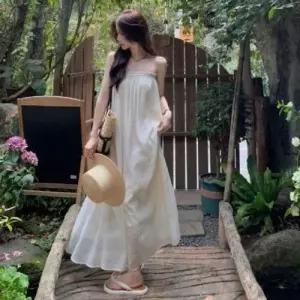 뷔스티에 데일리원피스 쉬폰 쉬폰원피스 밴딩원피 WFLMT6A