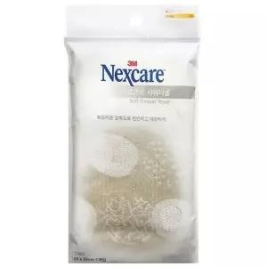 3M 넥스케어 바디 소프트 샤워타올 28x95 그레이