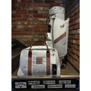 [정품] 24 힐크릭 여성 바퀴 캐디백 세트 라이트그레이블루/화이트