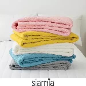 [시아미아]윤스홈 겉바속촉 젤리 스노우리플 아사면 여름 이불 싱글 5컬러