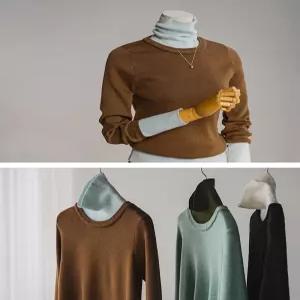 [잇수다랩] 랑뷰 레이어드 폴라 울 니트