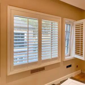 우드블라인드 창문 소나무 거실 창 커튼