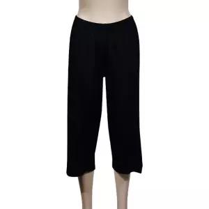 편안하고 쾌적한 여성 인견 블랙 8부속바지