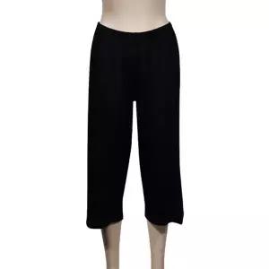 청량한 홈웨어 여성 인견 8부 블랙 속바지