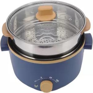 스티머 2.5L 9.4 논스틱 소테 팬 라면/스테이크/프라이드 라이스/스프용 다기능 휴대용 여행용 조리기 듀얼