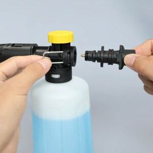 자동차 고압 세차기 압력 생성기 노즐이있는 세척기 랜스 Parkside Lavor 비누 스노우 조정 가능한 750ML Bosch 분무기 용 폼 와셔