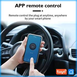 스마트 플러그 얇은 AUBESS 구글 20A 어시스턴트용 홈 와이파이 알렉사 16A 소켓 EU 지그비 전원 포함 모니터 앨리스 얀덱스 멀티탭 콘센트 투야 라이프