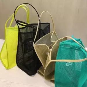 남녀공용 비치백 메쉬 여름 숄더백 망사가방 수영장백 WF26457