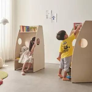 [비앙스] 하이드웰 유아 자작원목 독서 의자