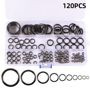 낚시대 수리 키트 내마모성 세라믹 가이드 링 알코나이트 링 세트 로드 아이 교체