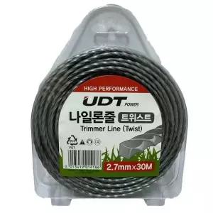 UDT예초기액세서리나일론줄 1EA 2.7mm-30M(트위스트 사각형)