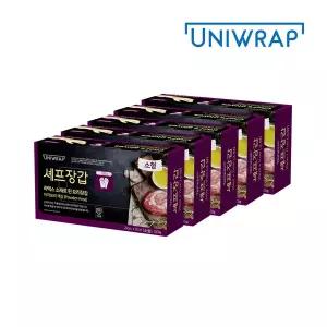 [유니랩]라텍스 셰프장갑(아이보리) 100매 소 X 5개