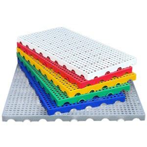 플라스틱 파렛트 100x100x50mm 다이아몬드 모양 블루 팔찌 조립식 비즈