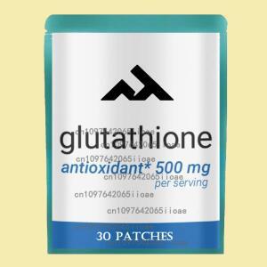 30 패치 프리미엄 글루타티온 - 밀크씨슬, NAC, 콜라겐, 비타민 C가 함유된 경피 감소 셀 웰니스