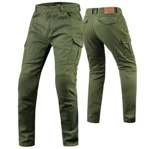 j.a.g. motorcycle cargo pants for men slim fit riding jeans twill fabric, ce level 2 armor & aramid protective lining olive green
