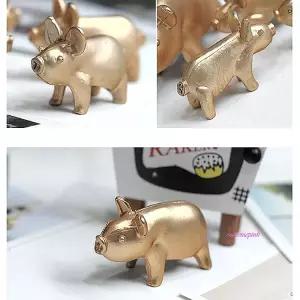 금돼지 행운 5개 인형 소품 국산 디자인 장식 금전운 인테리어 미니어쳐 미니어처cde708