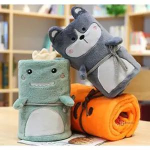 무릎담요 차량용 사무실 학생 여름 미니 보관 캐릭터 극세사 블랑켓 쇼파 차량 기내 wxy699