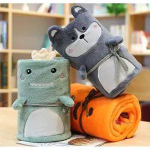 무릎담요 캐릭터 보관 사무실 미니 학생 여름 차량용 쇼파 블랑켓 극세사 차량 기내opq513