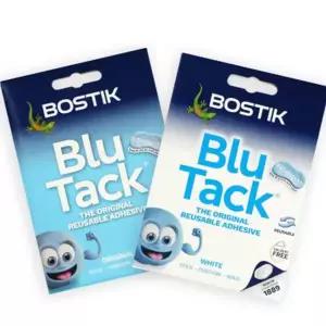 소품고정 (블루택) blutack 접착제 재사용 점착 점토 놀이 화이트택 사진붙이기 풀 테이프 블루50g+화이트