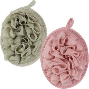 신다로그 루프파 스펀지 샤워 50g 목욕 메쉬 볼 2가지 바디 스크러버 각질 제거제 워싱 백 욕실 남성 여성