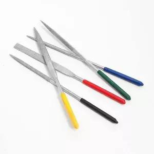 [콩심팥심]세공용 다이아몬드 야스리 연마봉 5종 세트 연마봉세트 정밀야스리