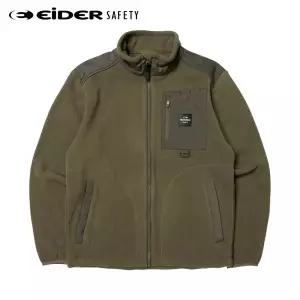 아이더세이프티 JK-F2305 지퍼포켓 보온성좋은 플리스자켓 다크브라운