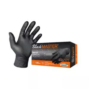 크린스킨 블랙마스터 니트릴 장갑 100매 쉐프 요리용 세차 청소